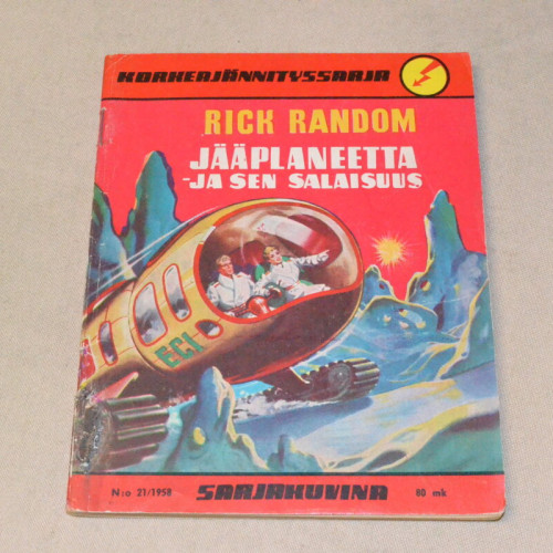 Korkeajännityssarja 21 - 1958 Rick Random Jääplaneetta - ja sen arvoitus